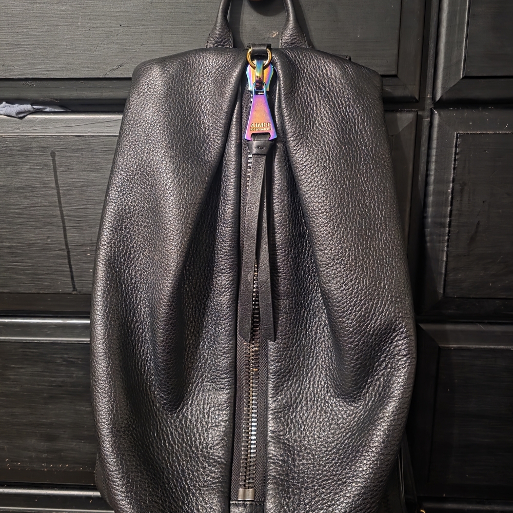 Black Leather Aimee Kestenberg Bag